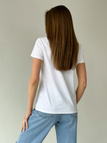 Футболка ISSA Plus модель WN20-159_white Фото