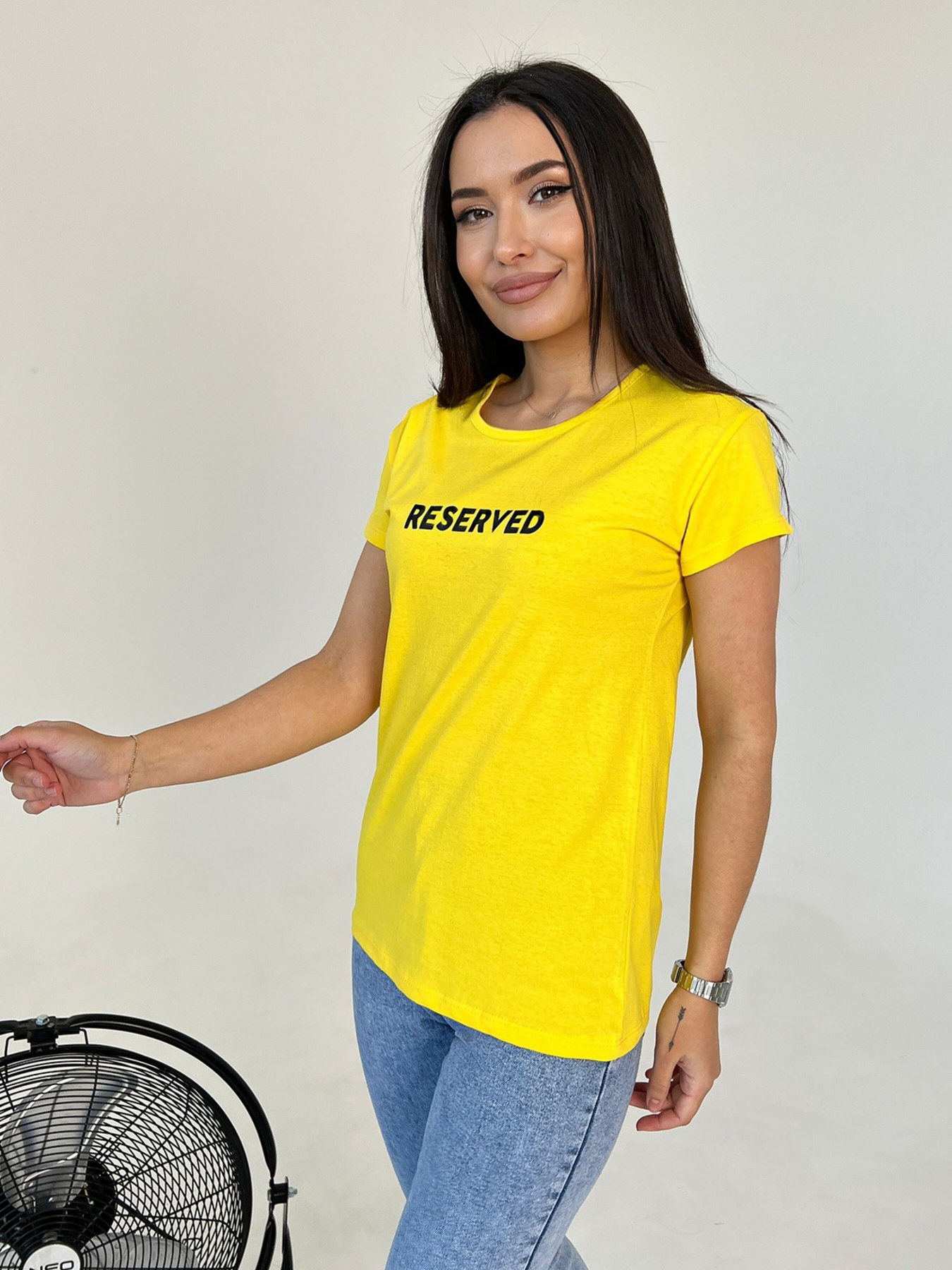 Футболка ISSA Plus модель WN20-159_yellow Фото