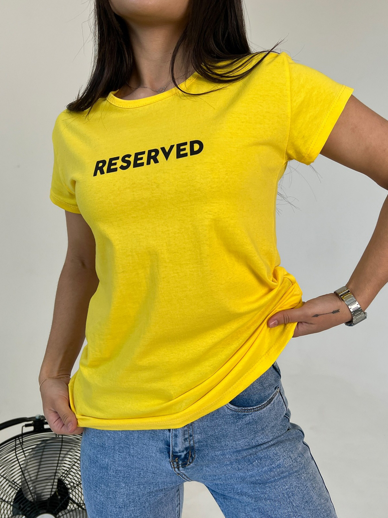 Футболка ISSA Plus модель WN20-159_yellow Фото