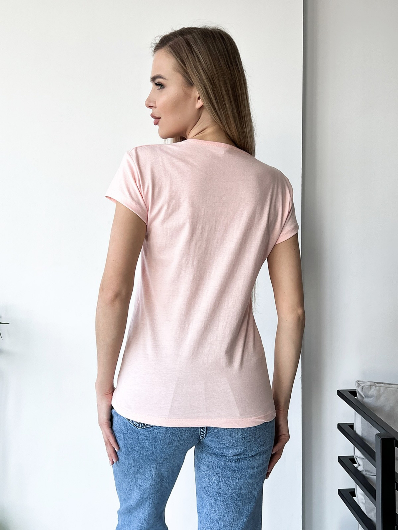 Футболка ISSA Plus модель WN20-159_peach Фото