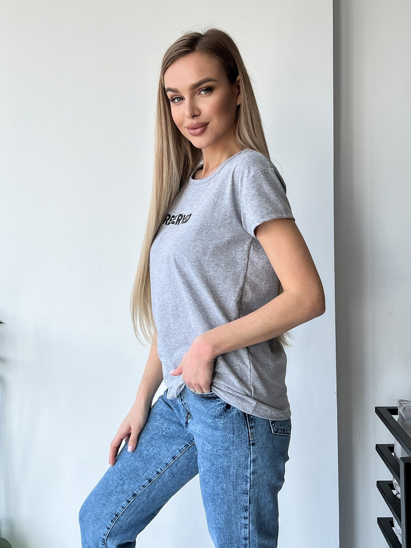 Футболка ISSA Plus модель WN20-159_grey Фото