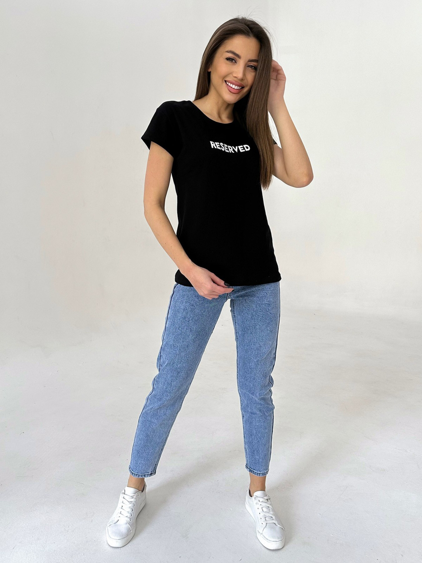 Футболка ISSA Plus модель WN20-159_black Фото