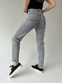 Джинсы мом ISSA Plus модель WN20-236_grey Фото