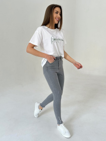 Скинни джинсы ISSA Plus модель WN20-409_grey Фото