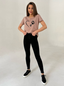 Скіні джинси ISSA Plus модель WN20-409_black Фото