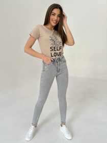 Скинни джинсы ISSA Plus модель WN20-410_grey Фото