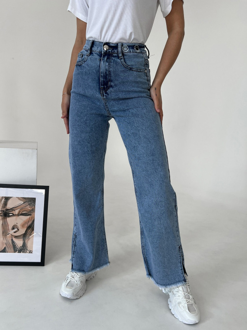 Расклешенные джинсы ISSA Plus модель WN20-413_blue Фото