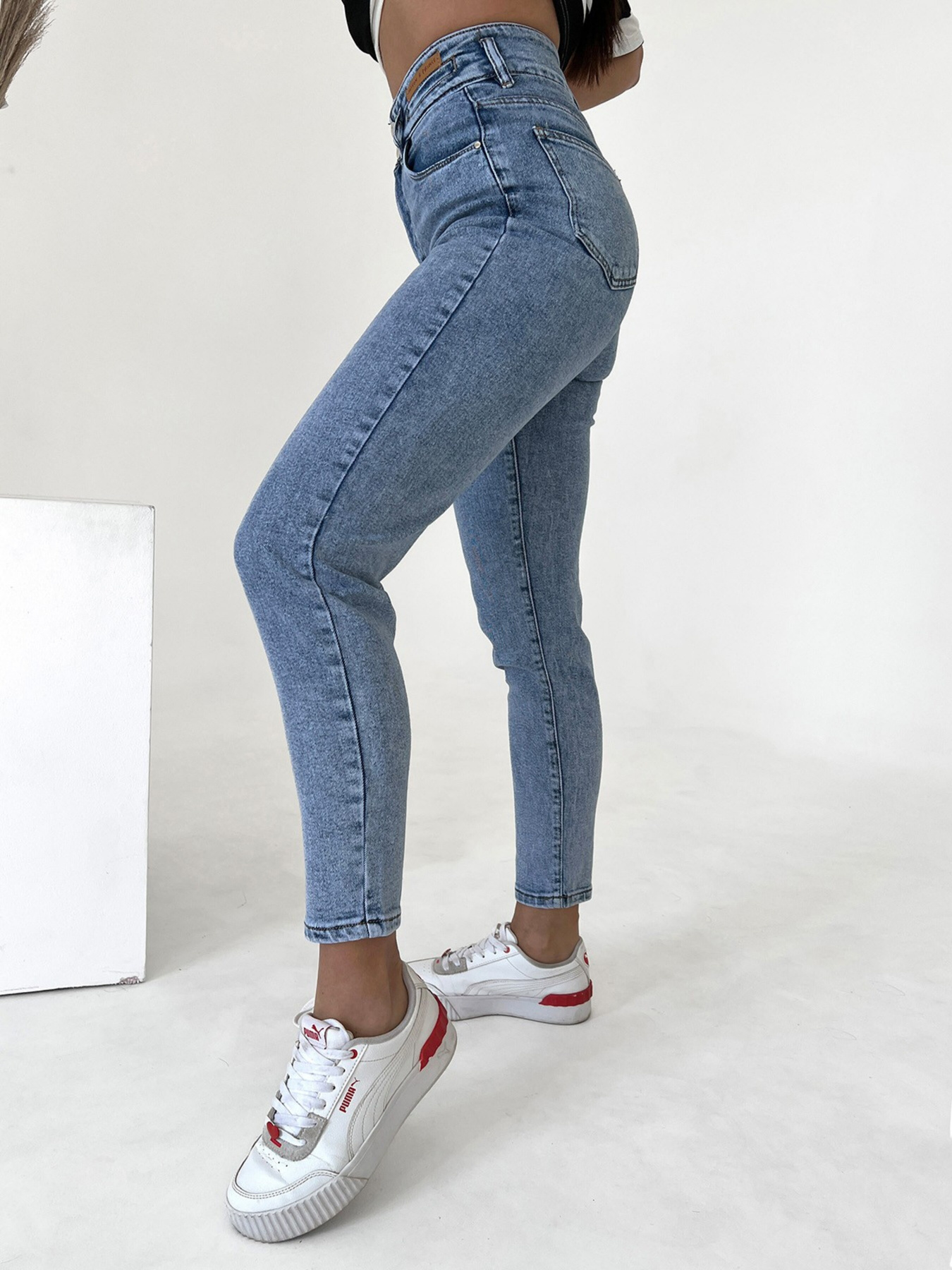 Скинни джинсы ISSA Plus модель WN20-414_blue Фото