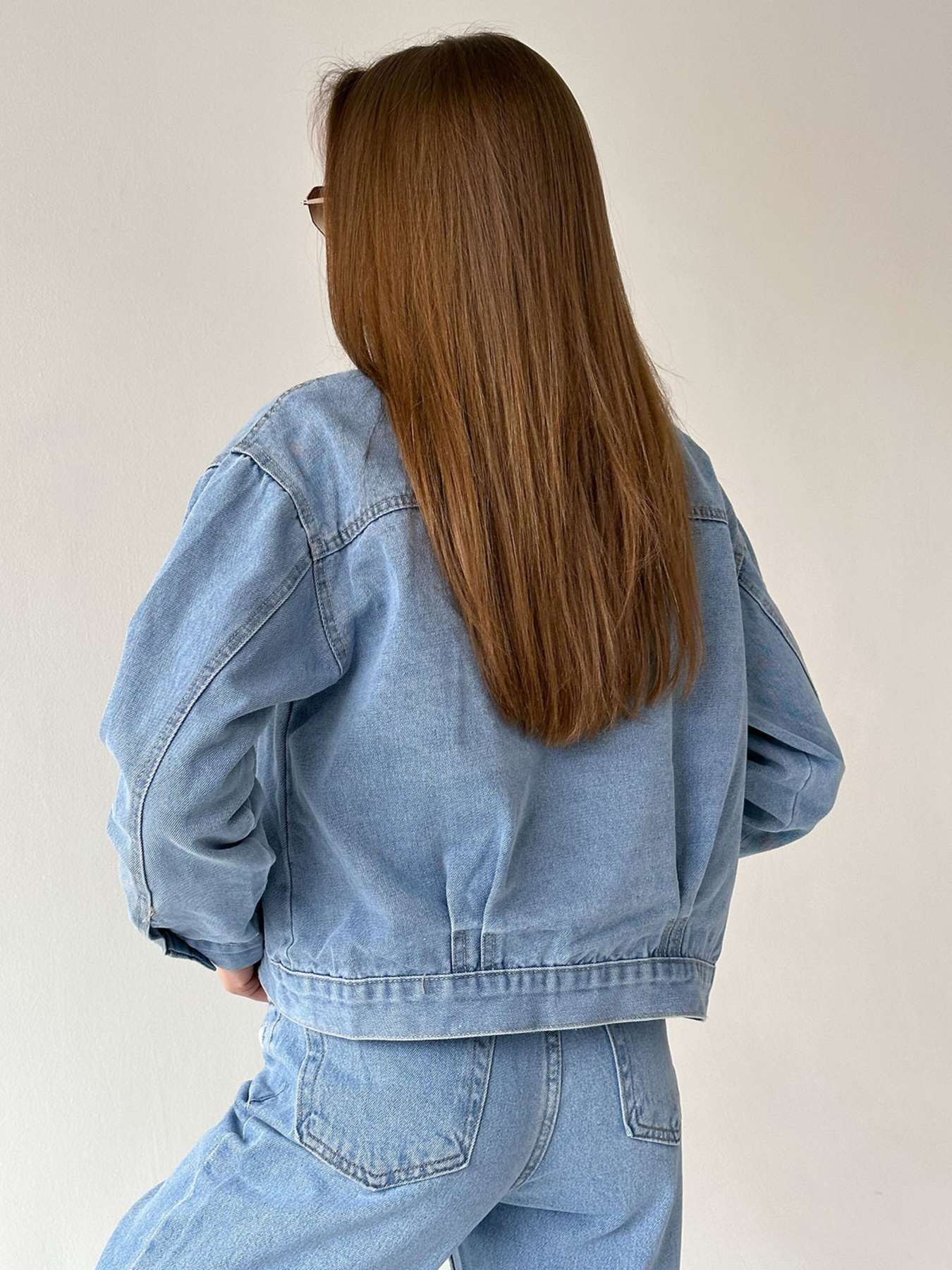 Джинсовая куртка ISSA Plus модель WN20-418_blue Фото