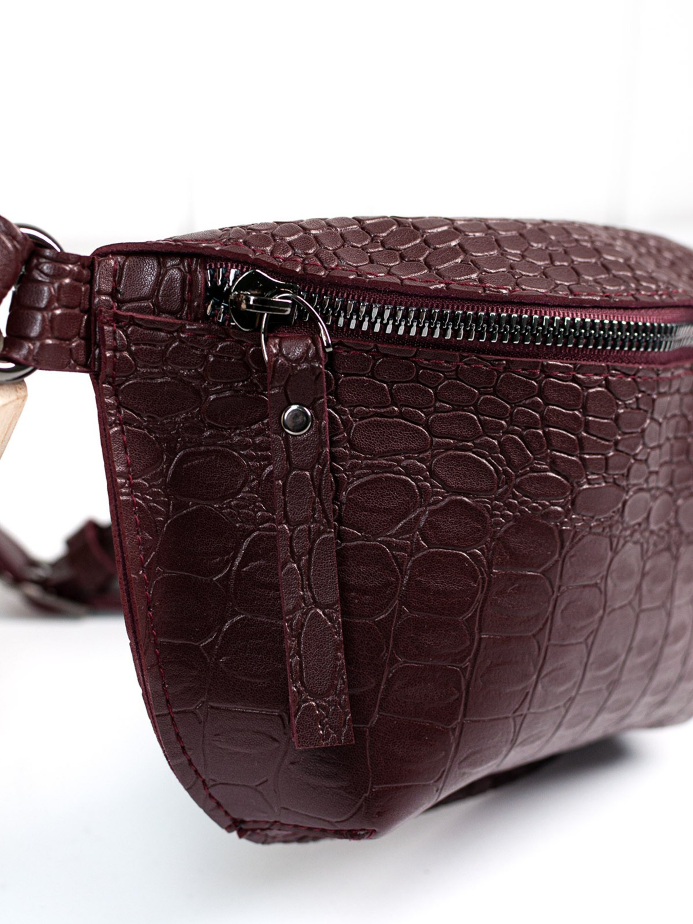 Поясная сумка ISSA Plus модель SU3-174_burgundy Фото