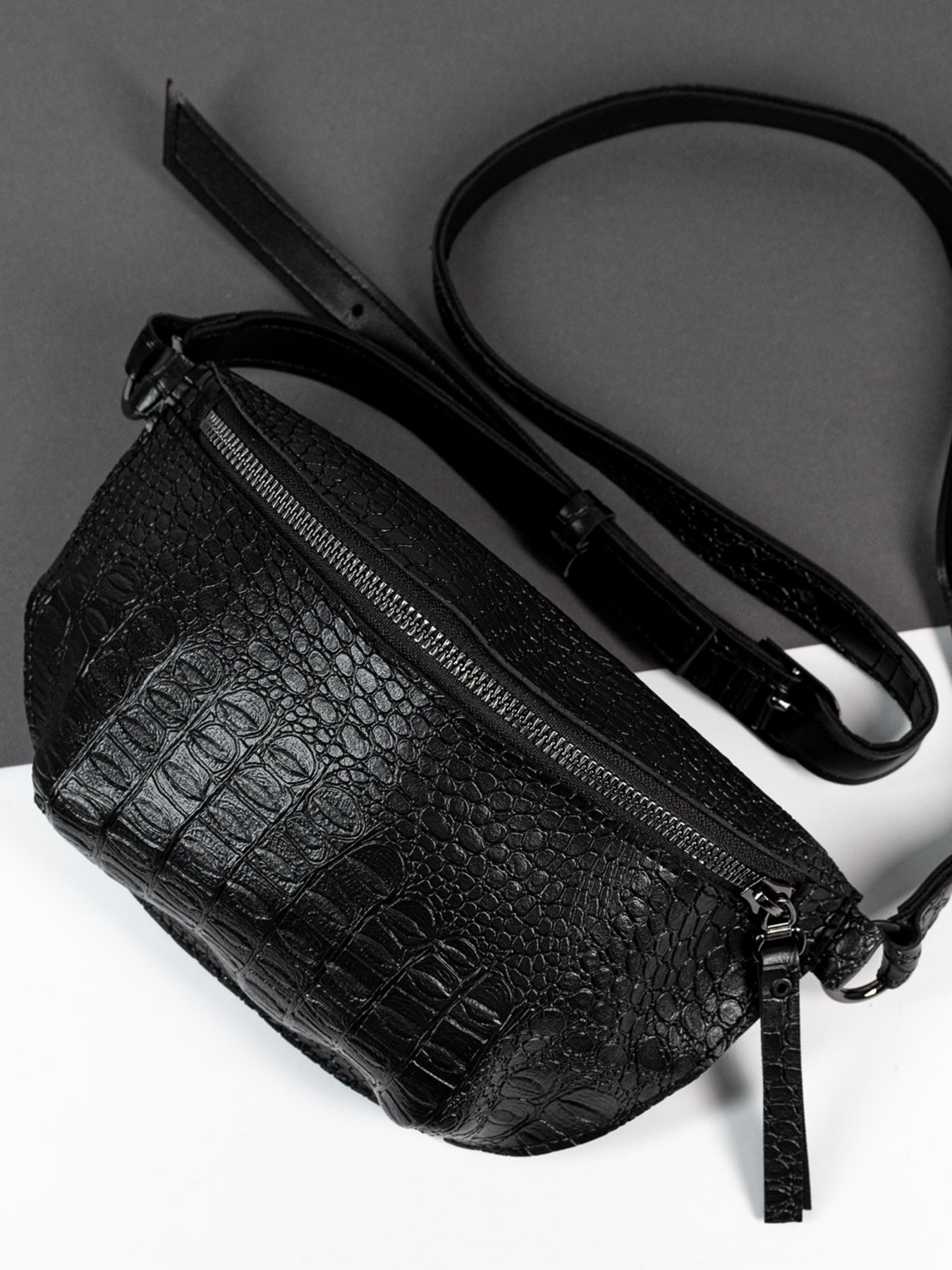 Поясна сумка ISSA Plus модель SU3-174_black Фото