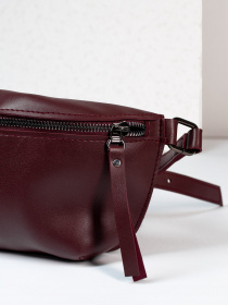 Поясная сумка ISSA Plus модель SU3-175_burgundy Фото