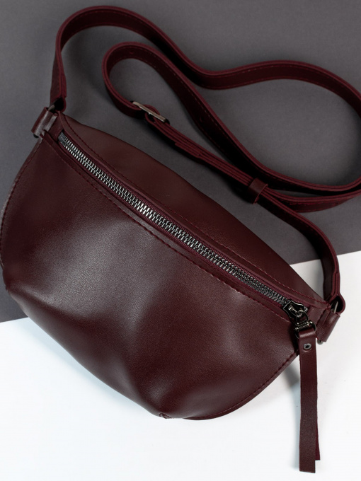 Поясная сумка ISSA Plus модель SU3-175_burgundy Фото