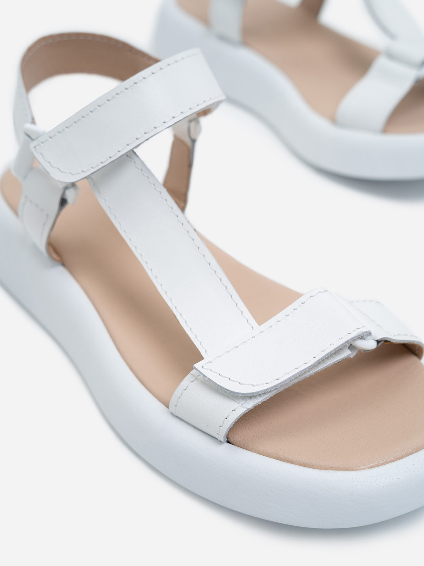 Сандалии ISSA Plus модель OB2-232_white Сандалии ISSA Plus модель OB2-232_white Фото