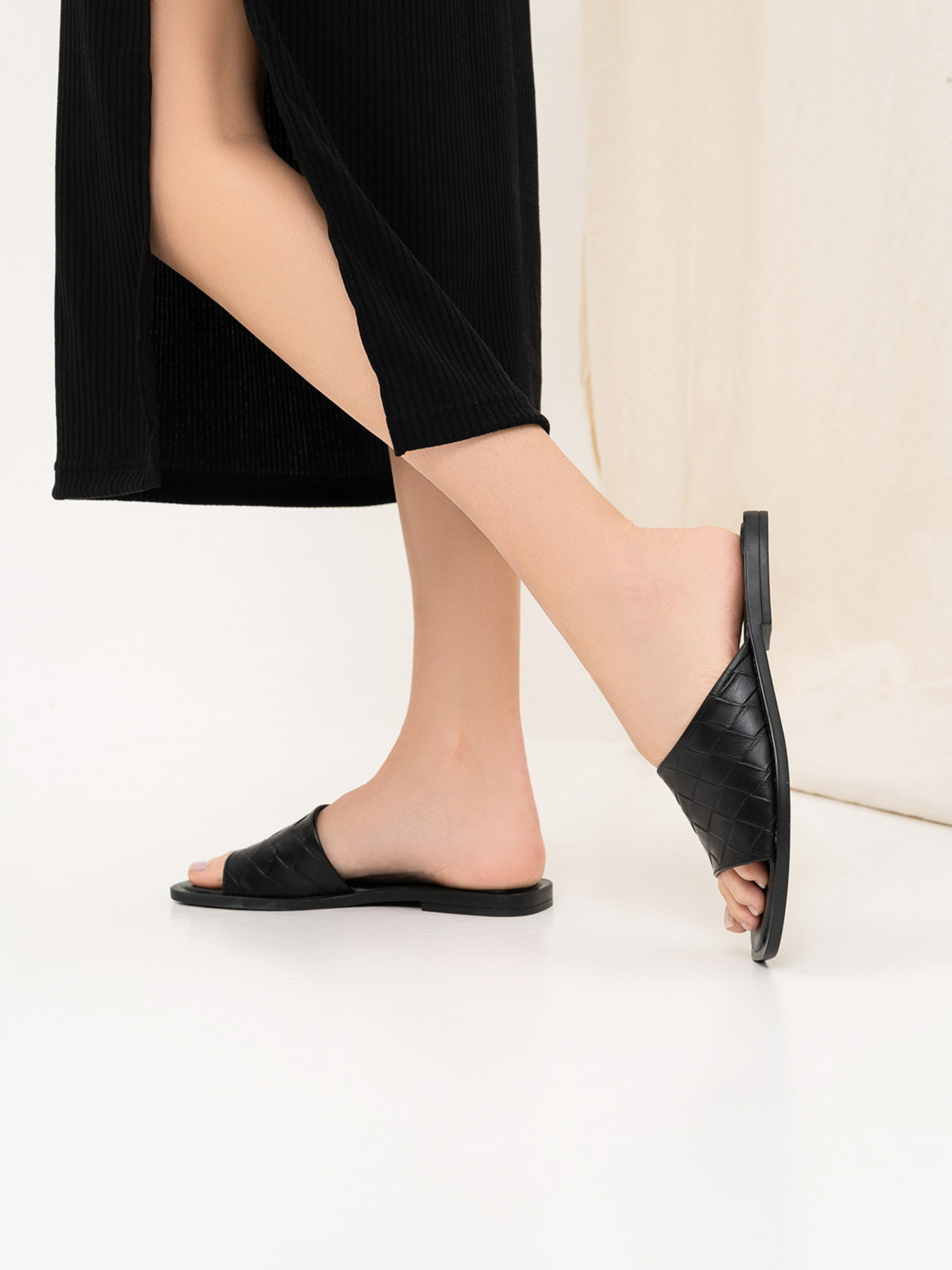 Шлепанцы ISSA Plus модель OB2-234_black Фото