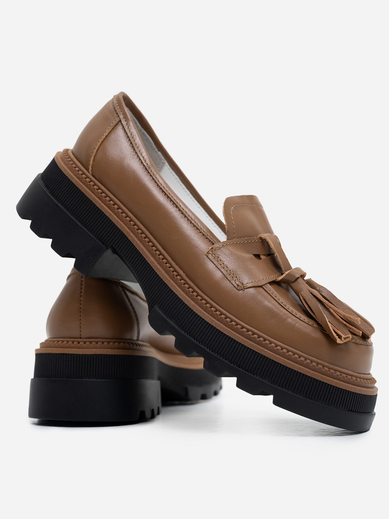 Лоферы ISSA Plus модель OB2-239_brown Фото