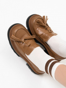 Лоферы ISSA Plus модель OB2-239_brown Фото