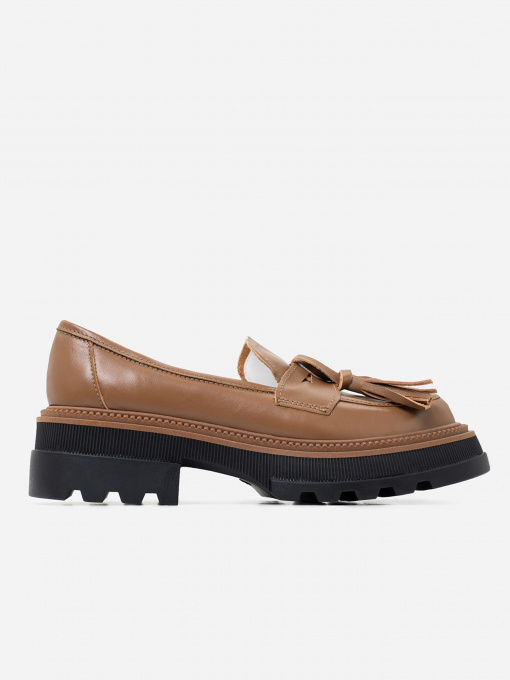 Лоферы ISSA Plus модель OB2-239_brown Фото