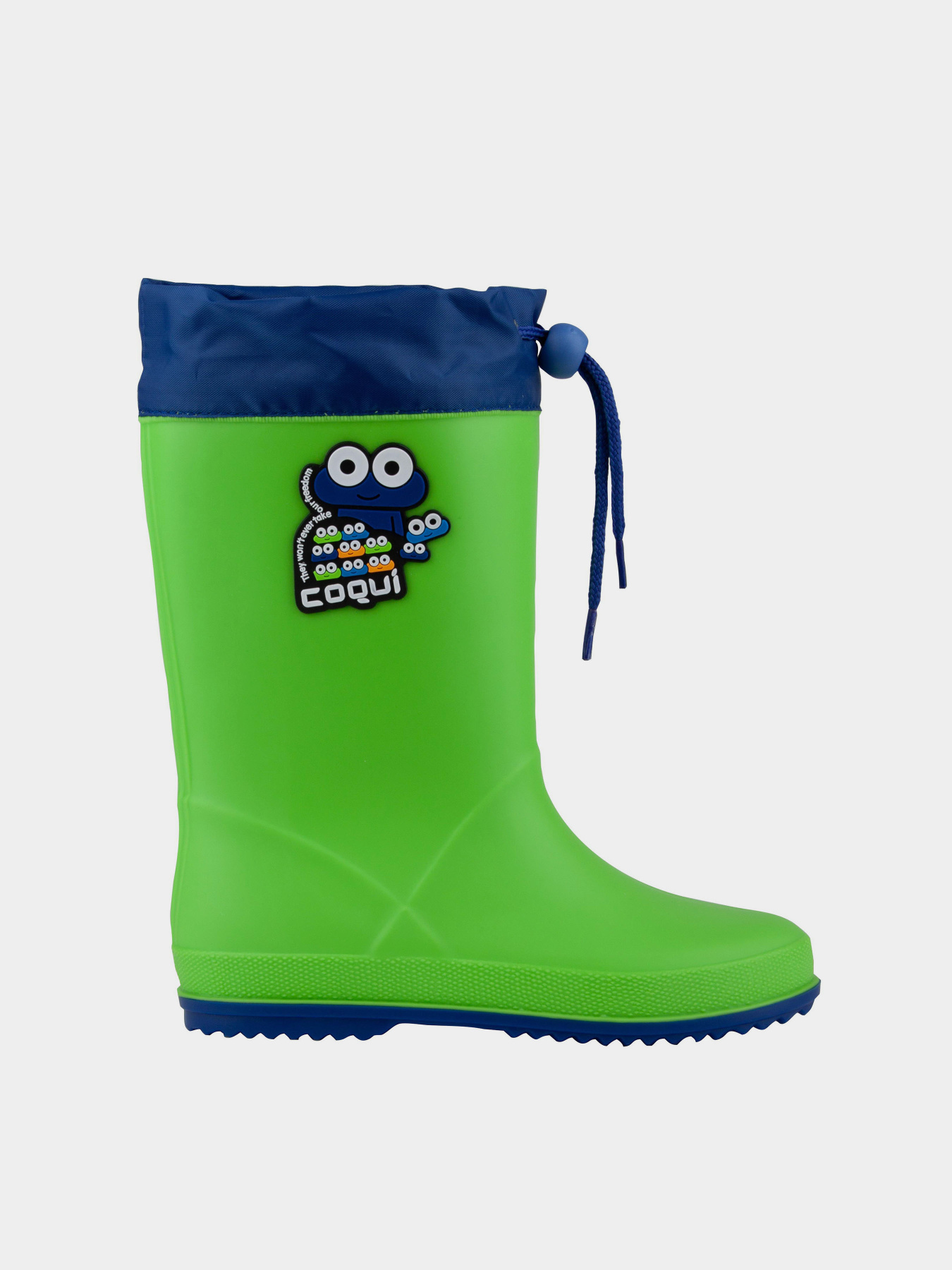 Сапоги резиновые COQUI модель COQUI8508Lime_Royal Фото