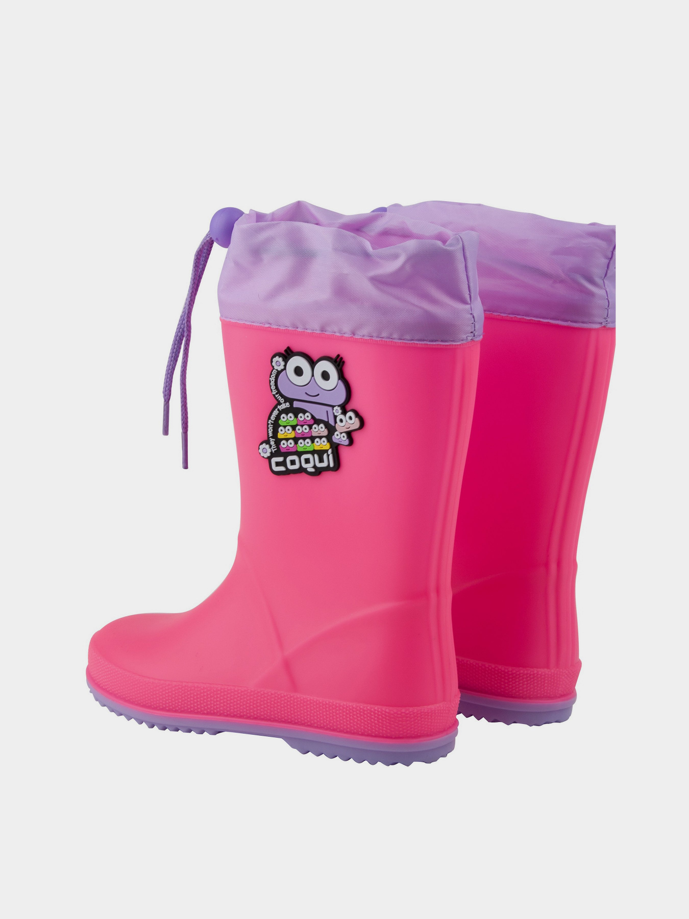 Сапоги резиновые COQUI модель 8508Lt.fuchsia_Lt.lila Фото
