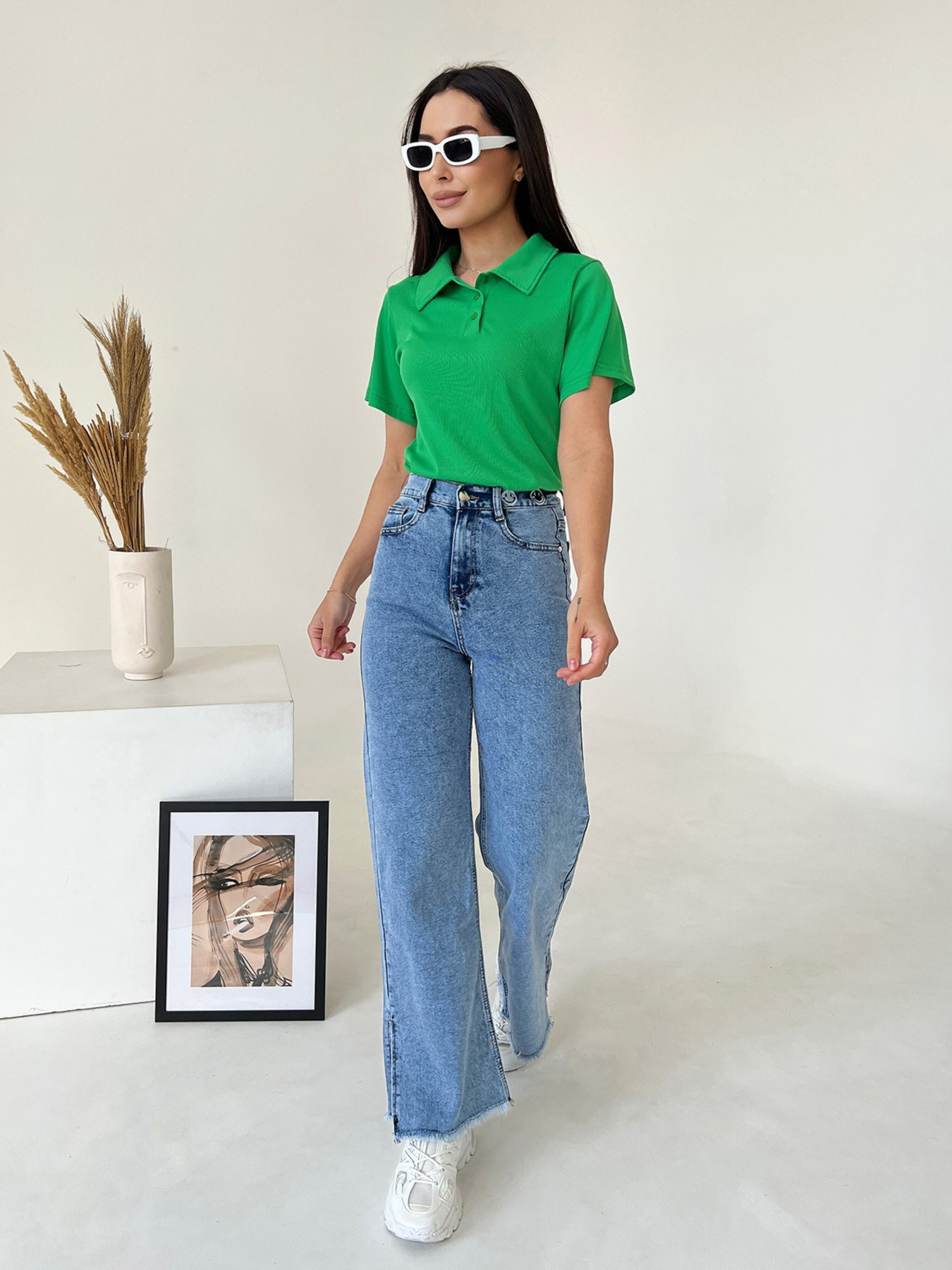 Поло ISSA Plus модель WN20-461_green Фото