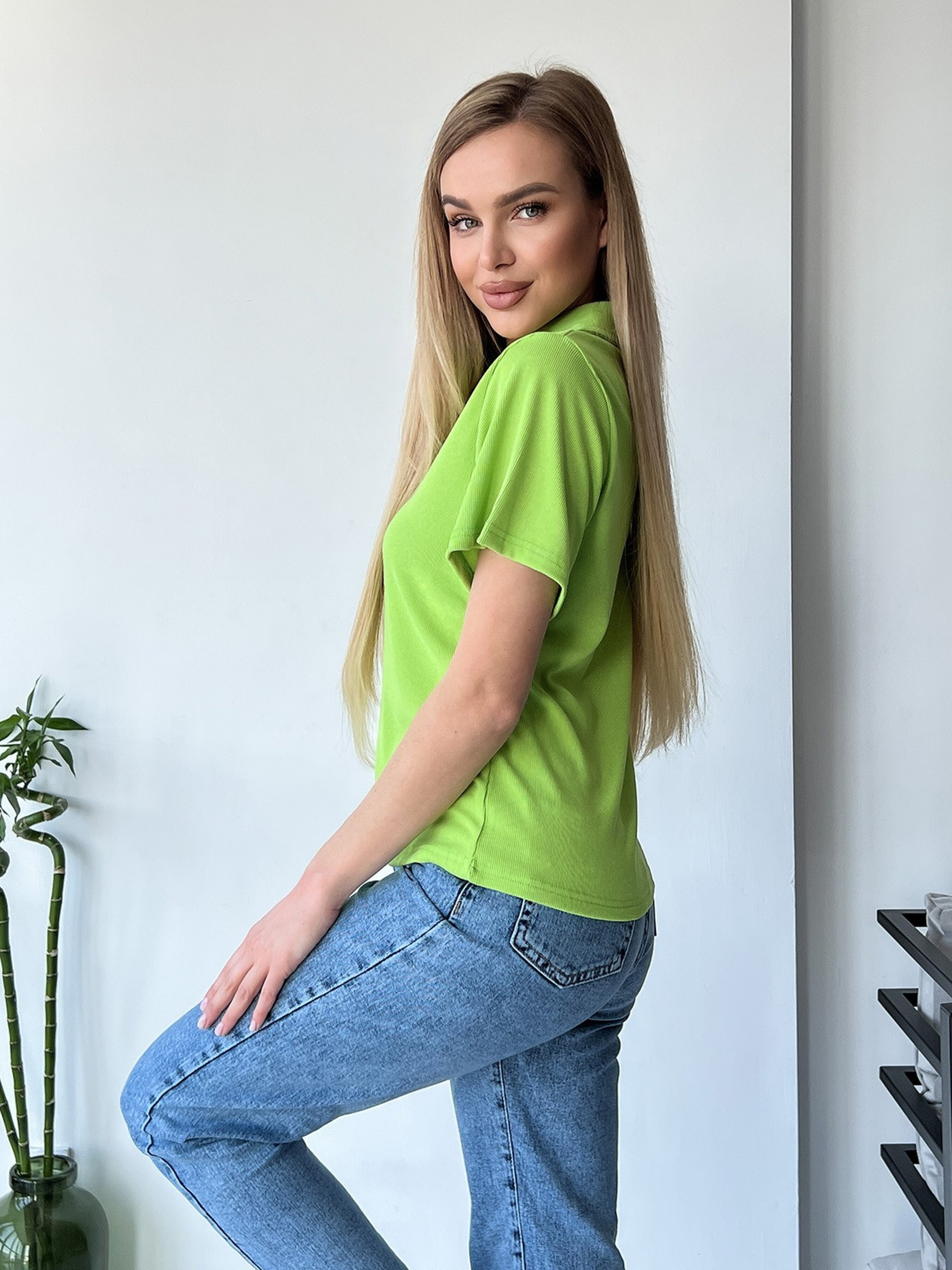 Поло ISSA Plus модель WN20-461_lightgreen Фото