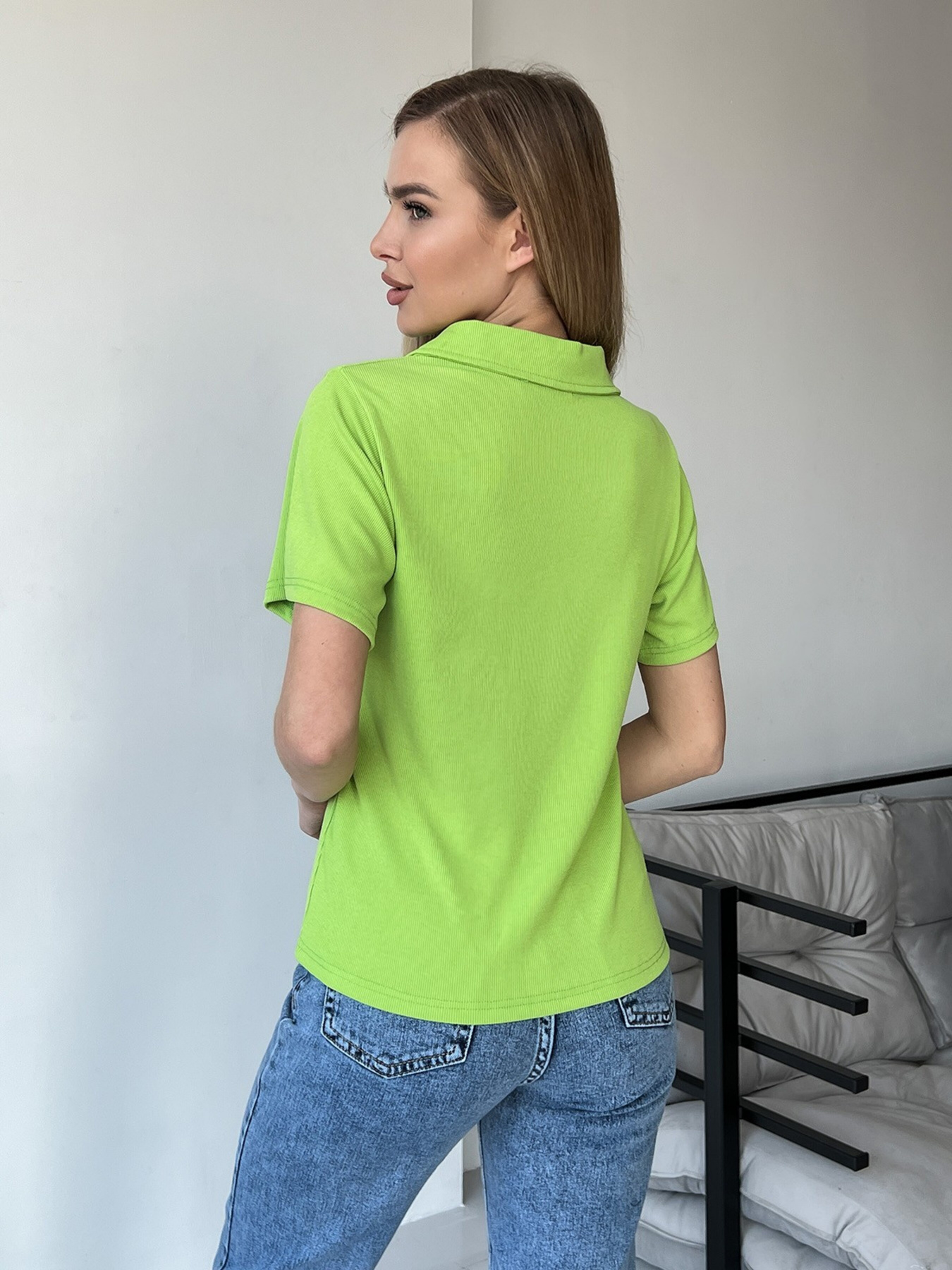 Поло ISSA Plus модель WN20-461_lightgreen Фото