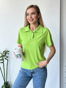 Поло ISSA Plus модель WN20-461_lightgreen Фото