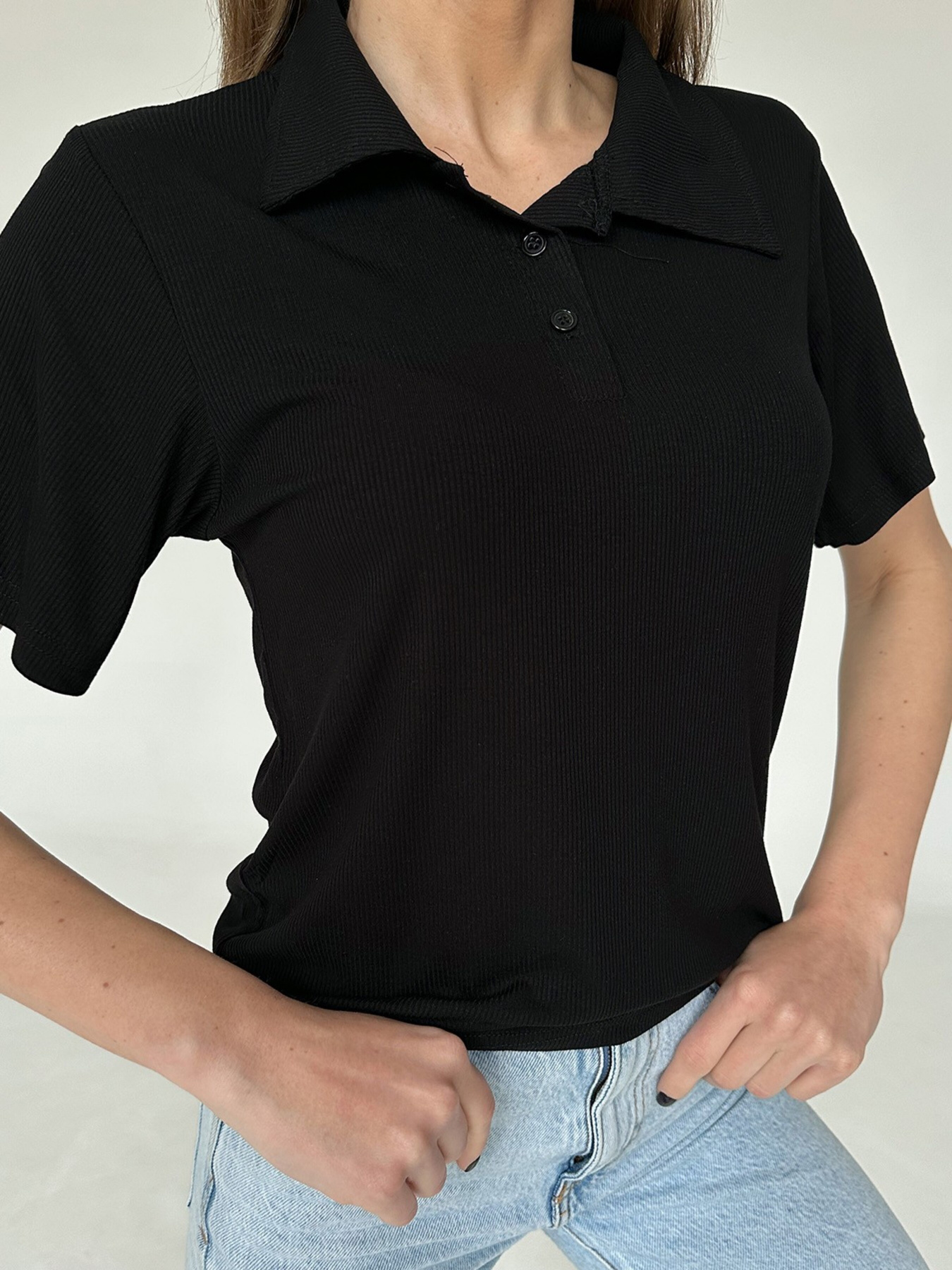 Поло ISSA Plus модель WN20-461_black Поло ISSA Plus модель WN20-461_black Фото