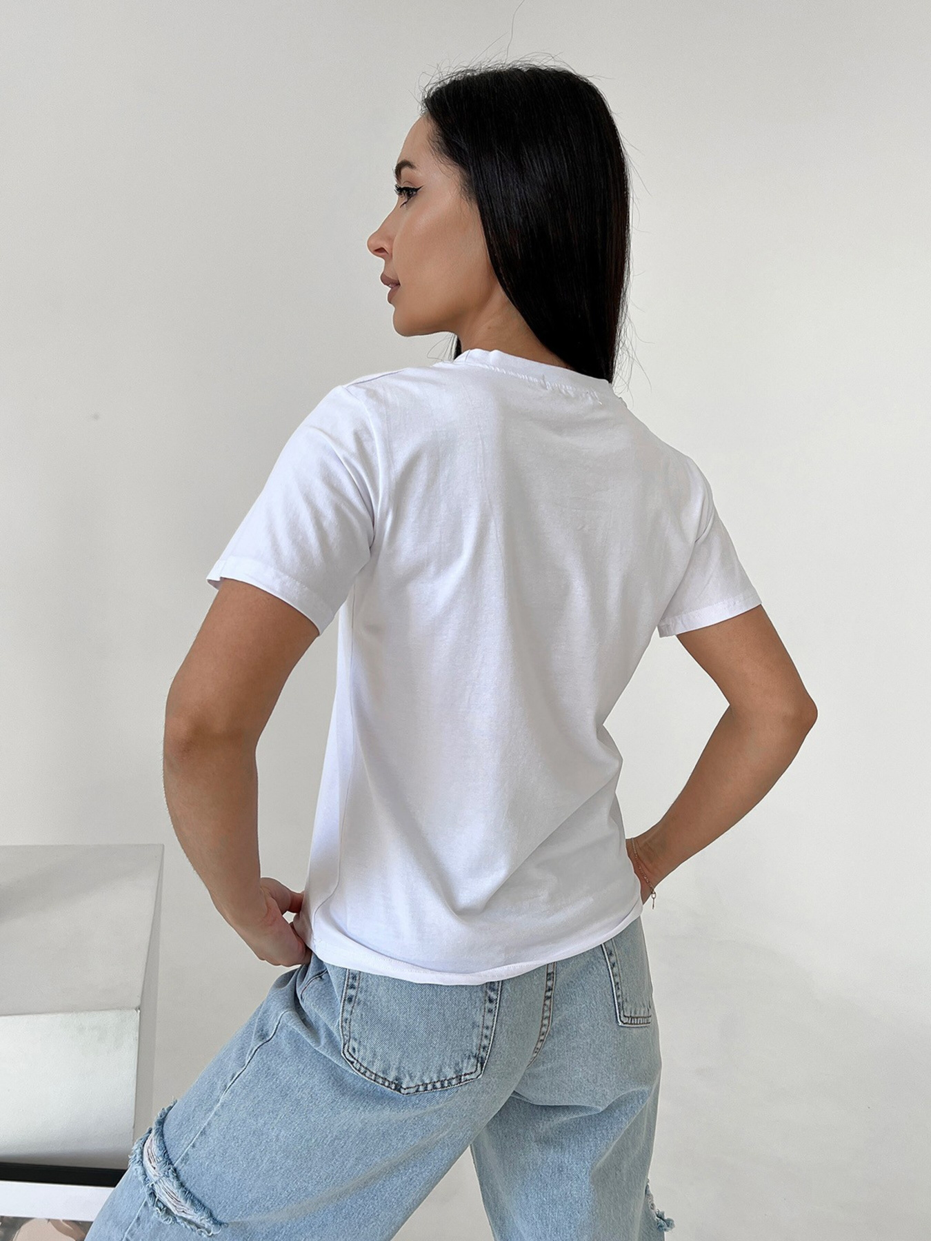 Футболка ISSA Plus модель WN20-462_white Фото