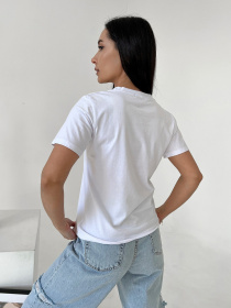 Футболка ISSA Plus модель WN20-462_white Фото