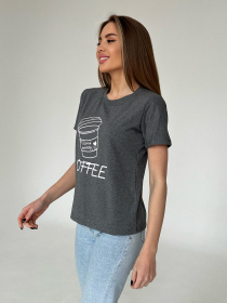 Футболка ISSA Plus модель WN20-462_darkgray Фото