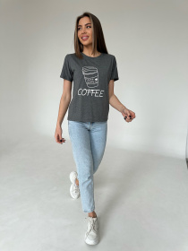 Футболка ISSA Plus модель WN20-462_darkgray Фото