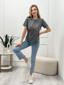 Футболка ISSA Plus модель WN20-463_darkgray Фото