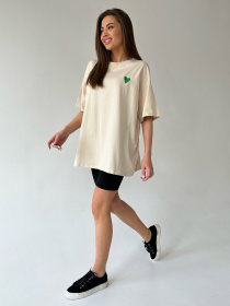 Футболка ISSA Plus модель WN20-464_beige Фото