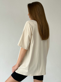 Футболка ISSA Plus модель WN20-464_beige Фото