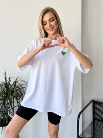 Футболка ISSA Plus модель WN20-464_white Фото