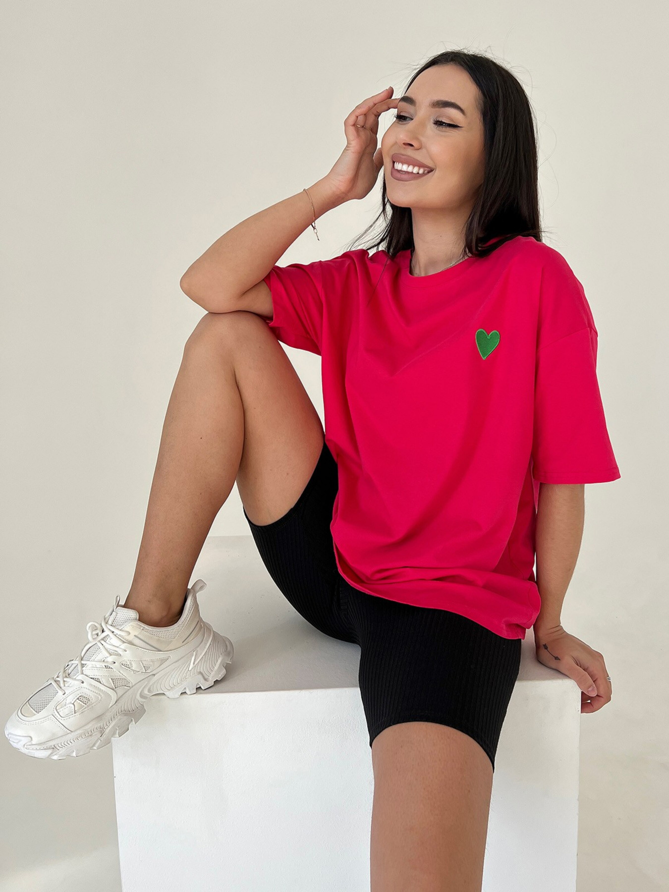 Футболка ISSA Plus модель WN20-464_raspberry Фото