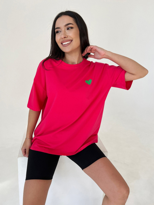 Футболка ISSA Plus модель WN20-464_raspberry Фото