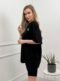 Футболка ISSA Plus модель WN20-464_black Фото