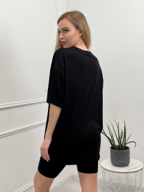 Футболка ISSA Plus модель WN20-464_black Фото