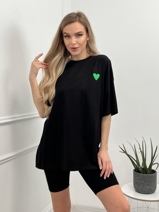 Футболка ISSA Plus модель WN20-464_black Фото