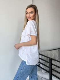 Футболка ISSA Plus модель WN20-466_white Фото