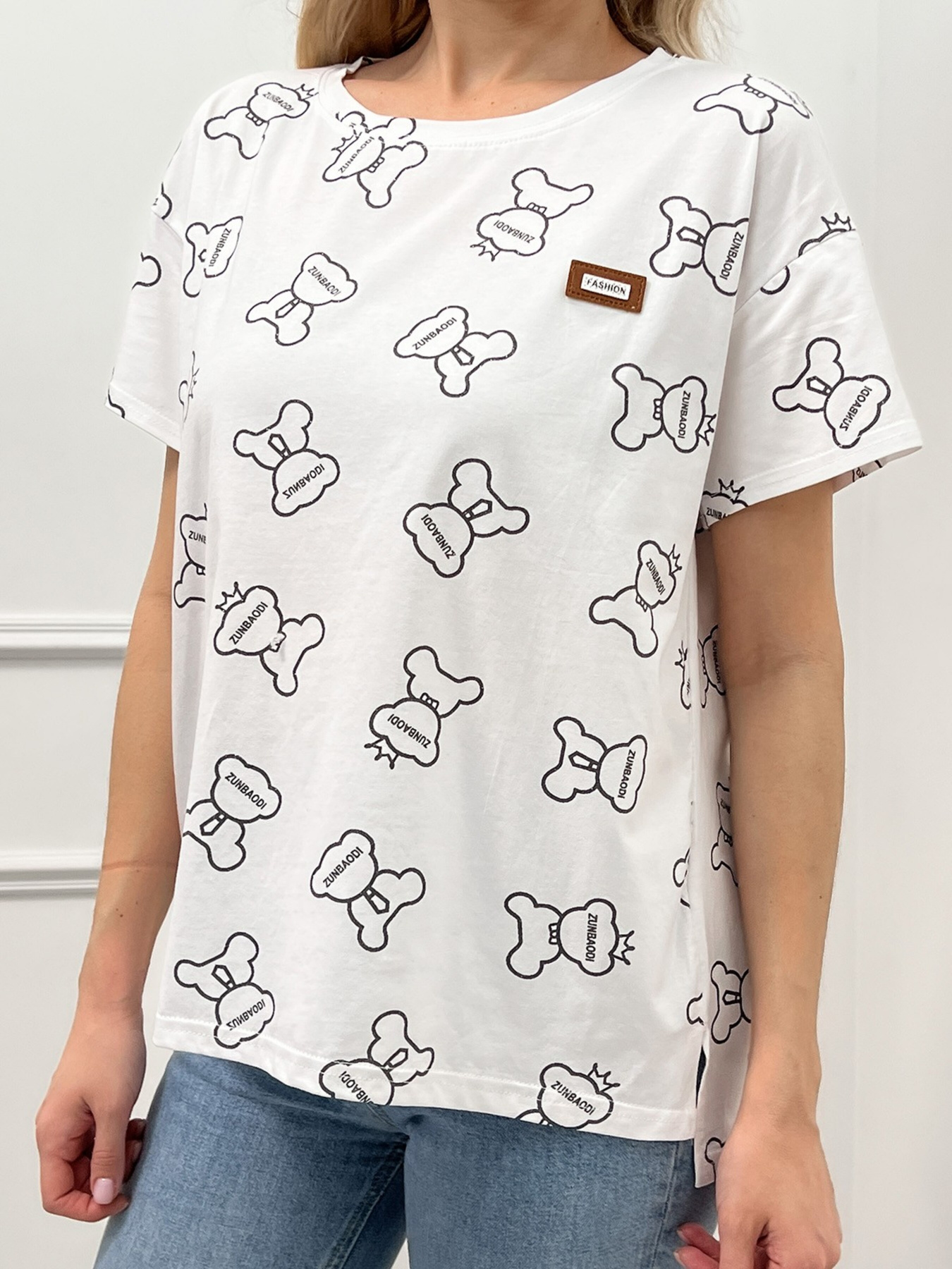 Футболка ISSA Plus модель WN20-470_white Фото