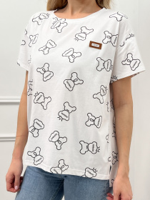 Футболка ISSA Plus модель WN20-470_white Фото