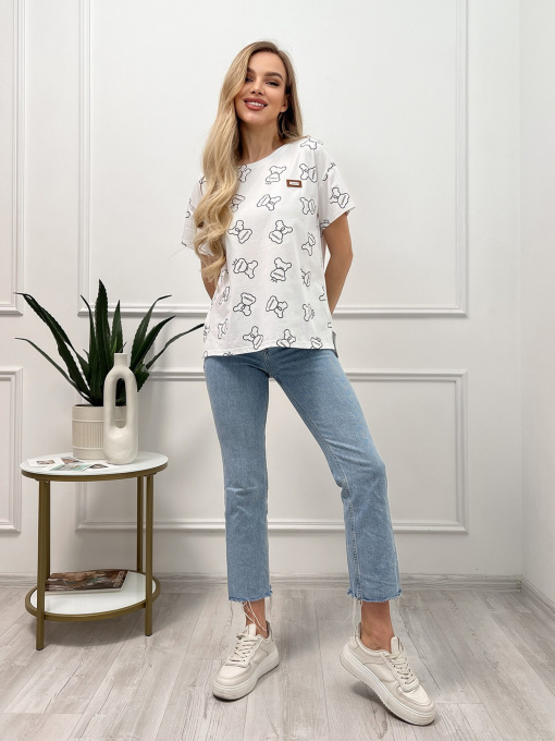 Футболка ISSA Plus модель WN20-470_white Фото