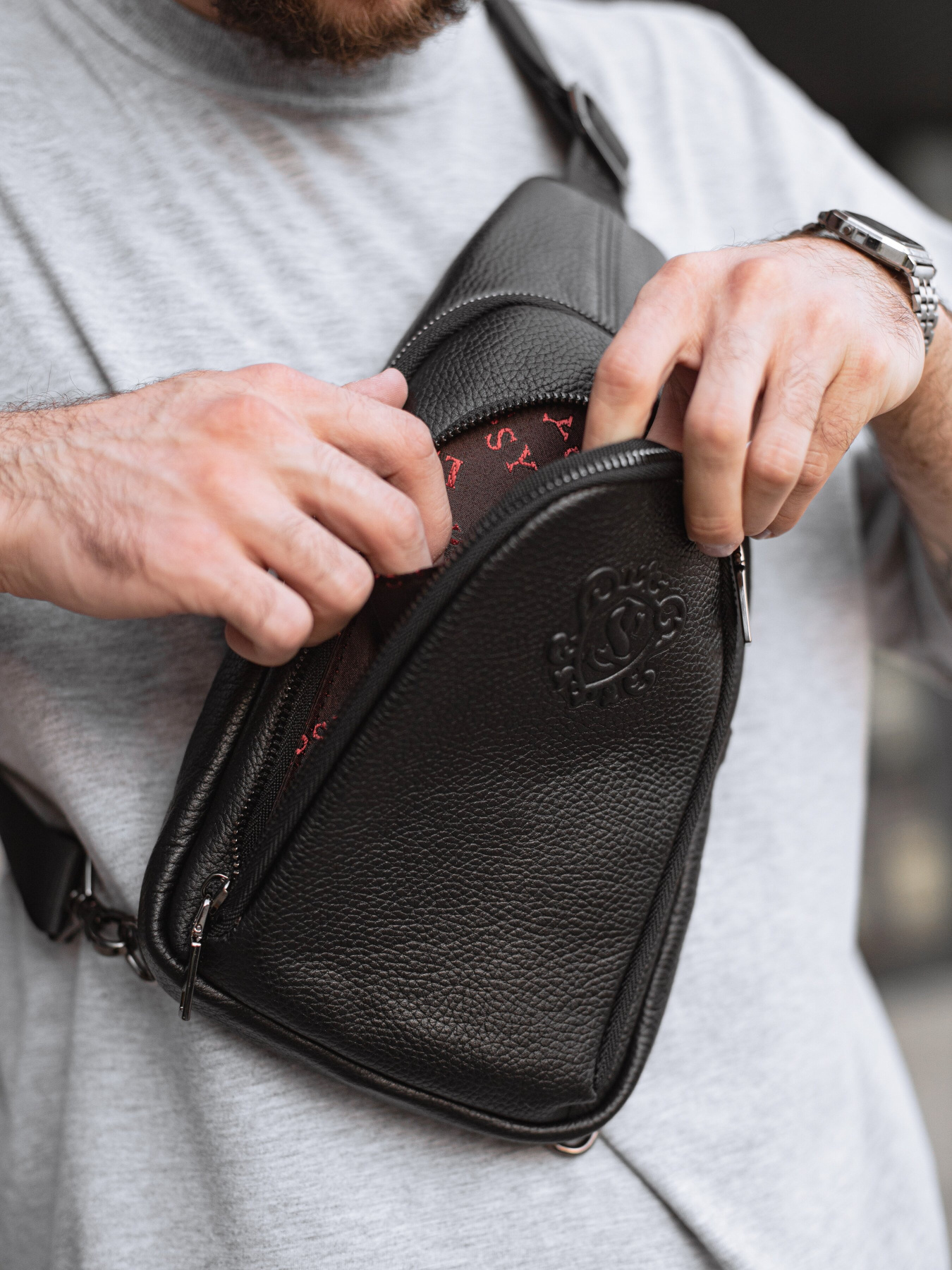 Крос-боді Legessy модель F_018_1_G_B Фото