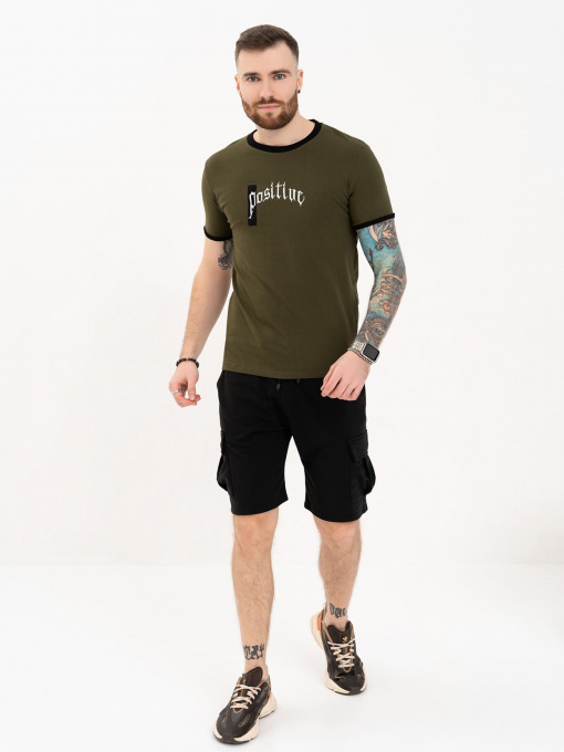 Футболка ISSA Plus модель GN4-100_khaki Фото