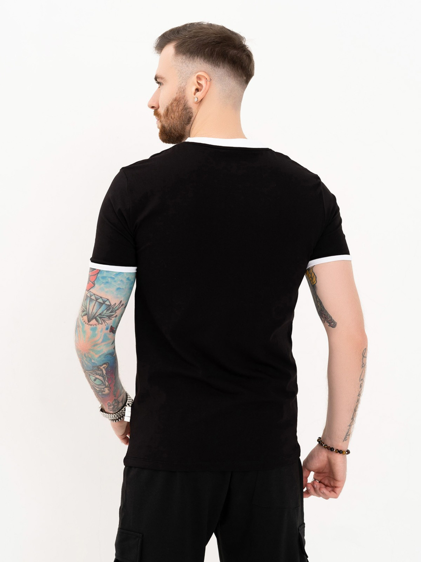 Футболка ISSA Plus модель GN4-100_black Фото