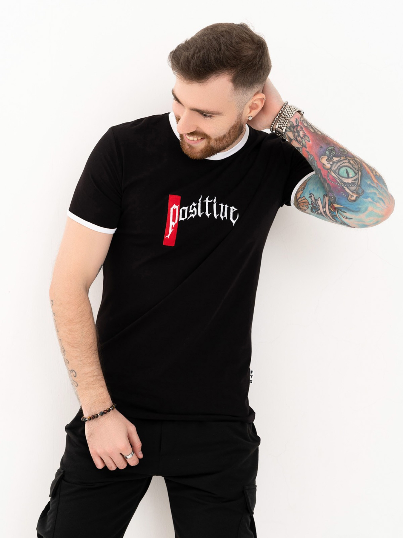 Футболка ISSA Plus модель GN4-100_black Фото